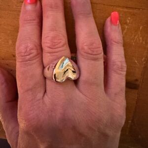 Elegant Silver Heart Ring